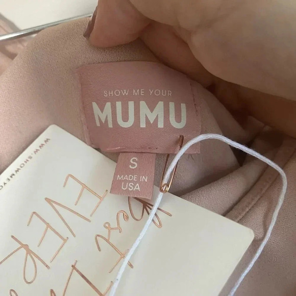 Show Me Your Mumu Florentine Maxi Dress in Dusty Blush Stretch - Picture 12 of 13